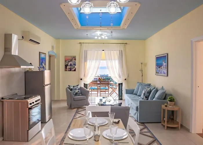 Palaiochora Retreat - Sea Sunset Rooftop Apartman Kalamáta